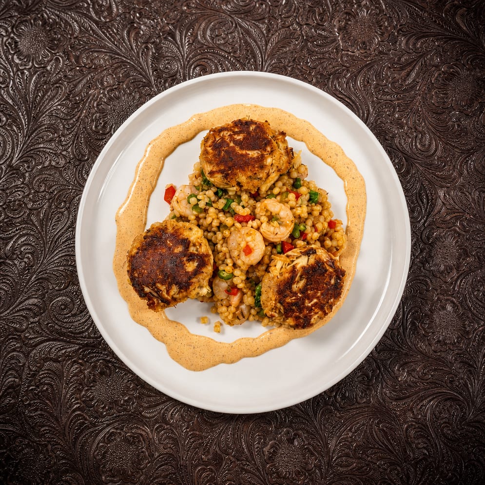 Crab Cakes.