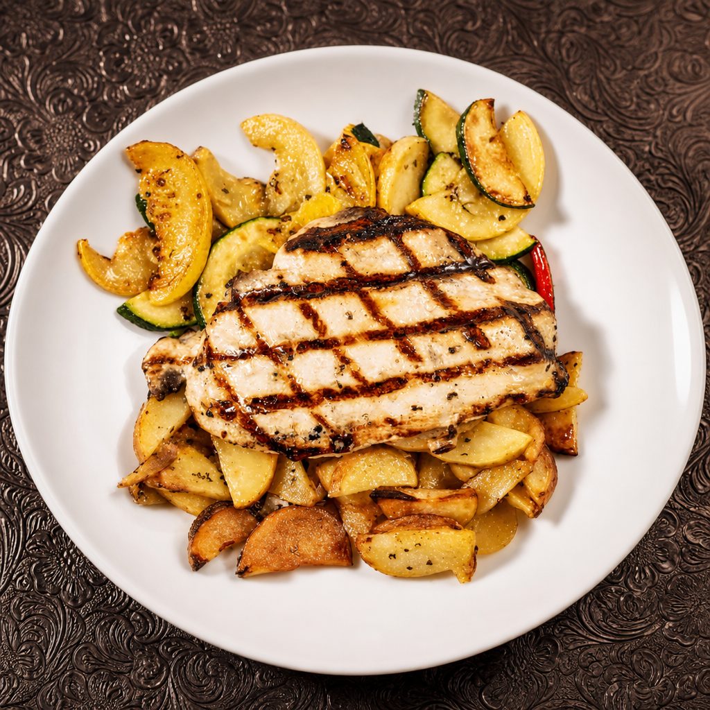 Perfectly Grilled Chicken.