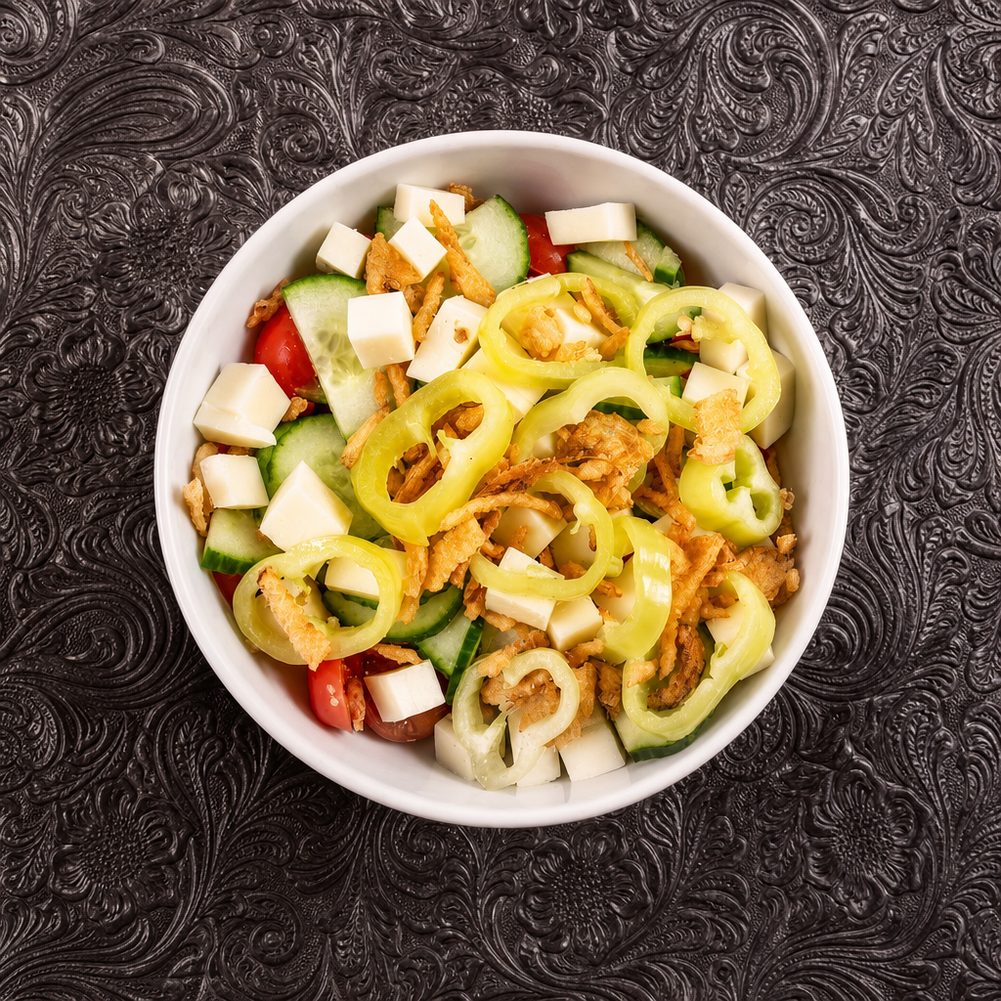 Tomato & Cucumber Salad.