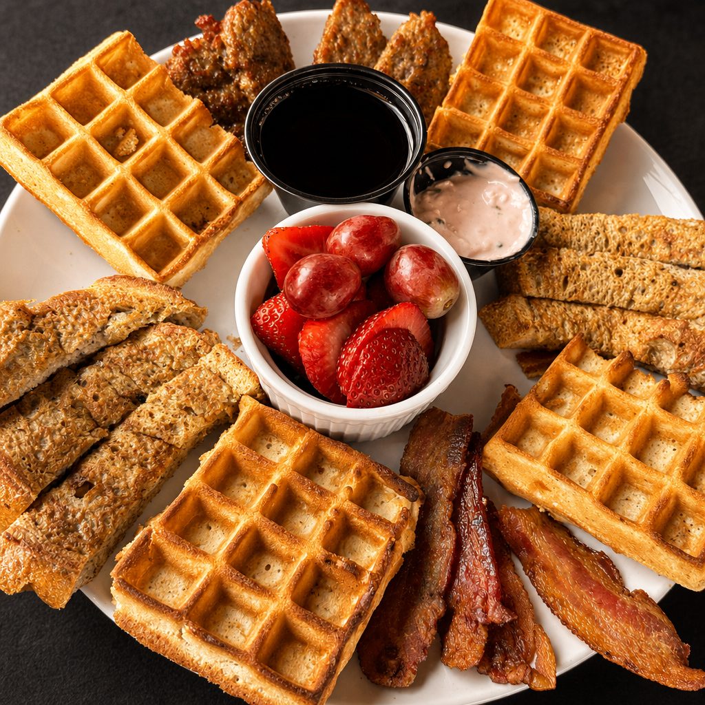 Breakfast Dipping Plate.